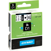 DYMO CINTA D1 12mm x 7m NEGRO/BLANCO 45013 S0720530